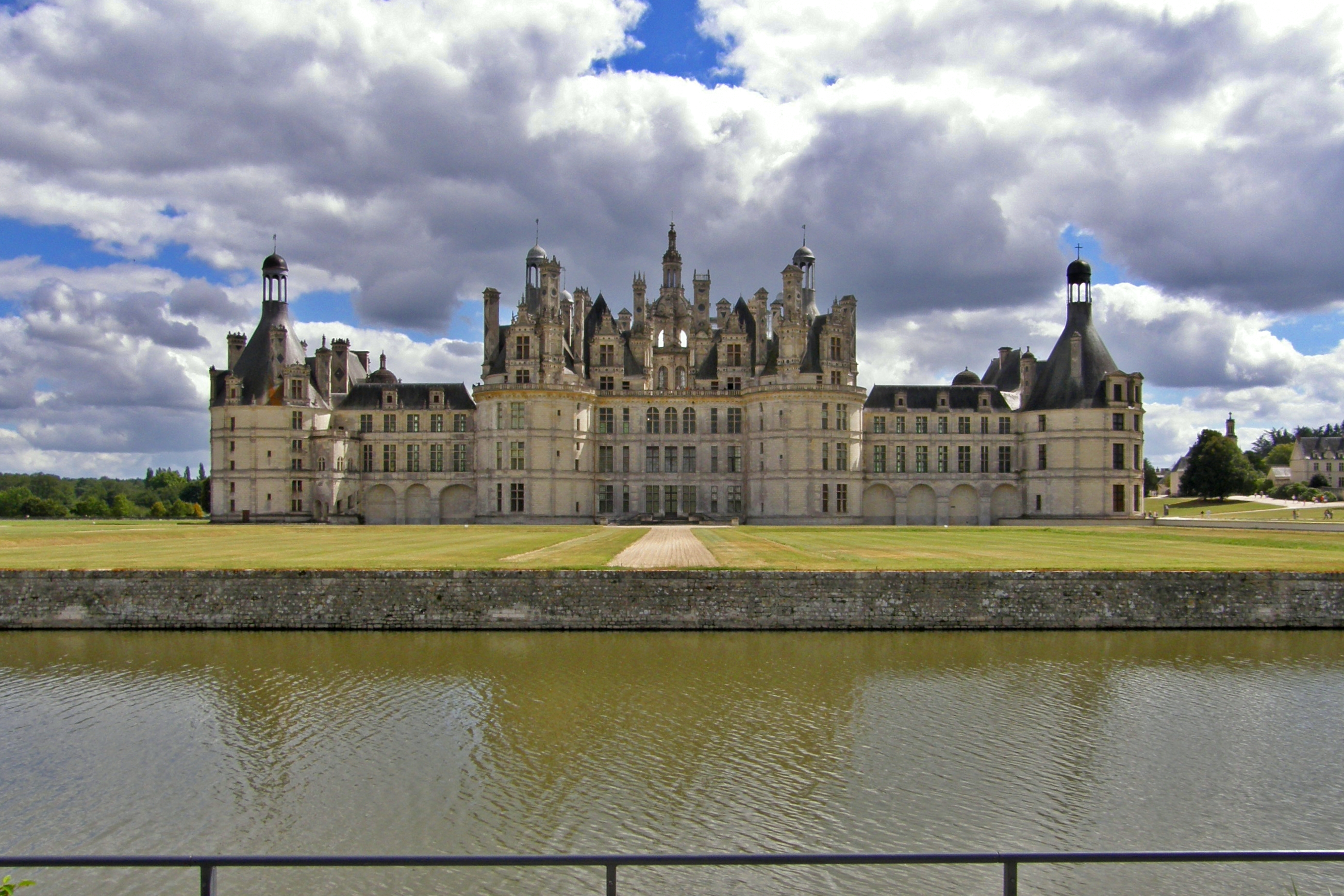 A Loire Valley chateau in tuffeau limestone
