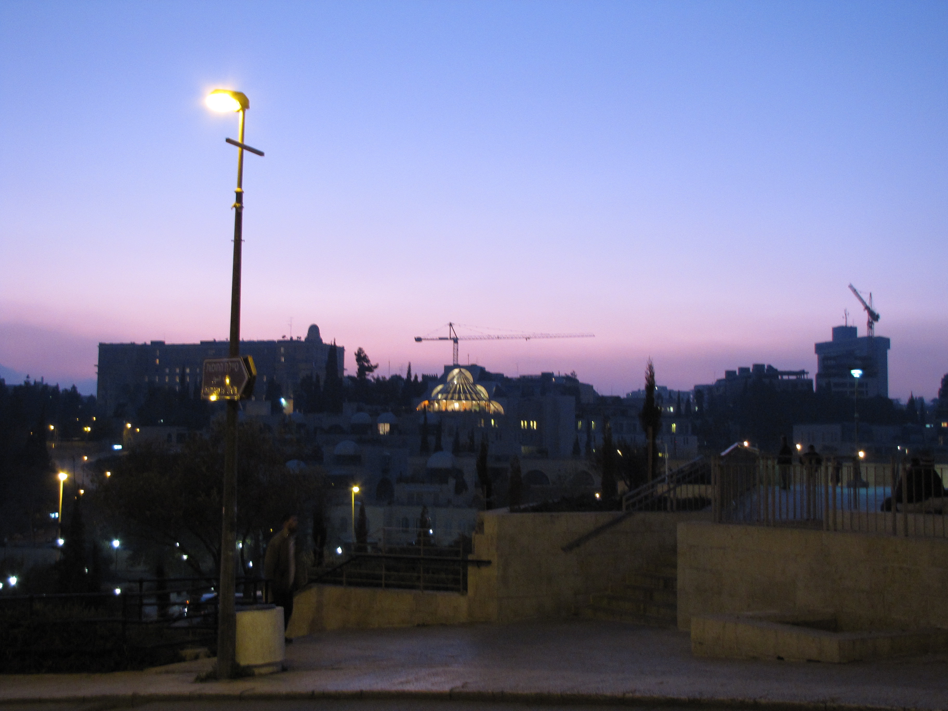 Old City Jerusalem at sunset