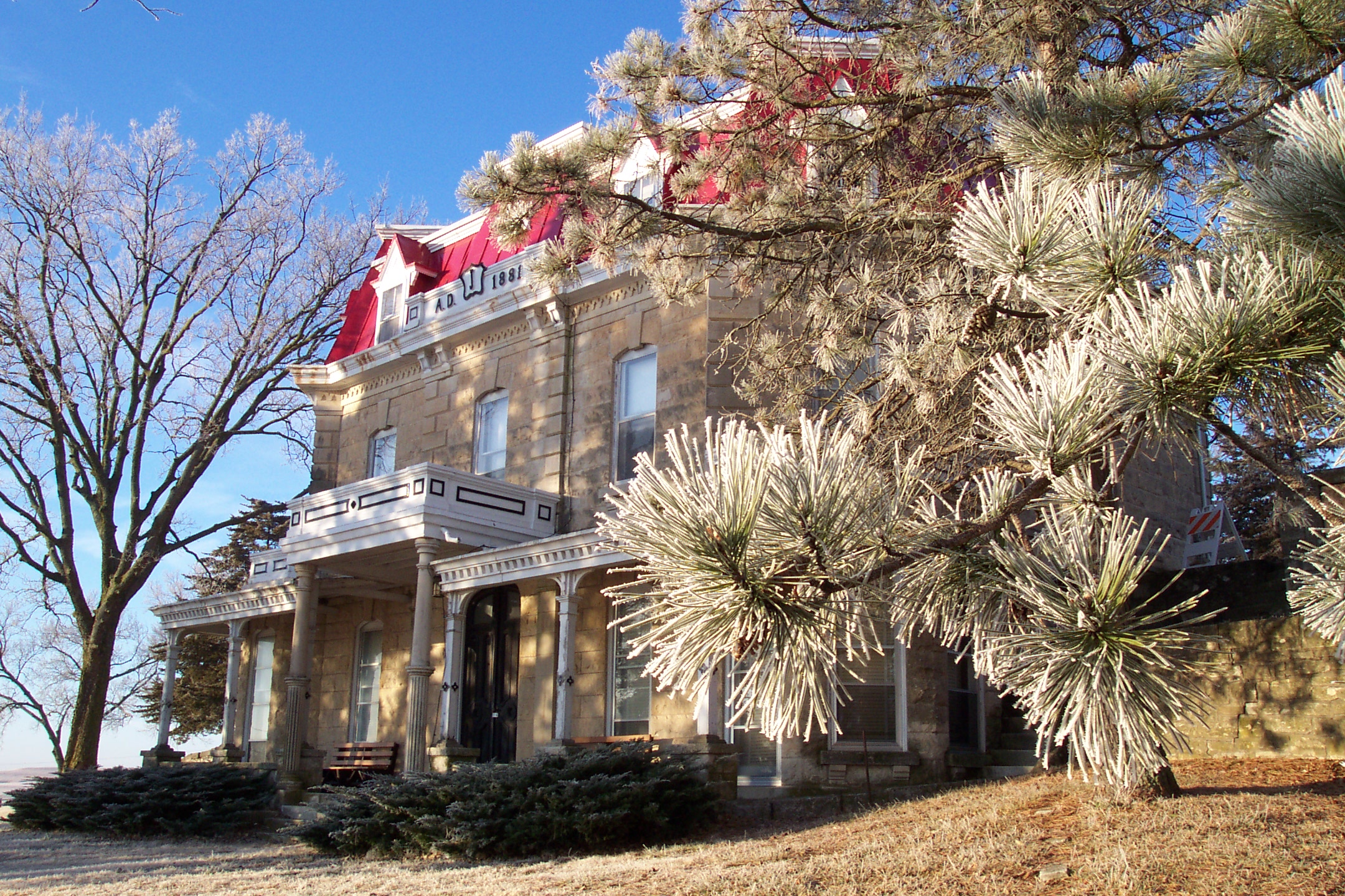 Texas Hill Country limestone building